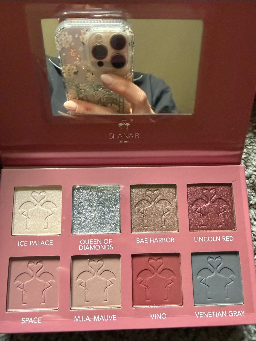 Shaina B Pink Eyeshadow Palette – Rose & Mauve Shades